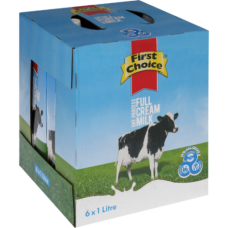 FIRST CHOICE 6X1LT F/C MILK