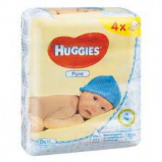 HUGGIES B/WIPES 3X4X56'S PURE