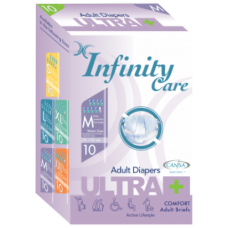 INFINITY CARE ADULT DIAPERS 10'SX8 M