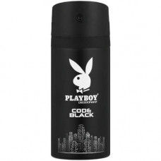 PLAYBOY DEO 6X150ML CODE BLACK